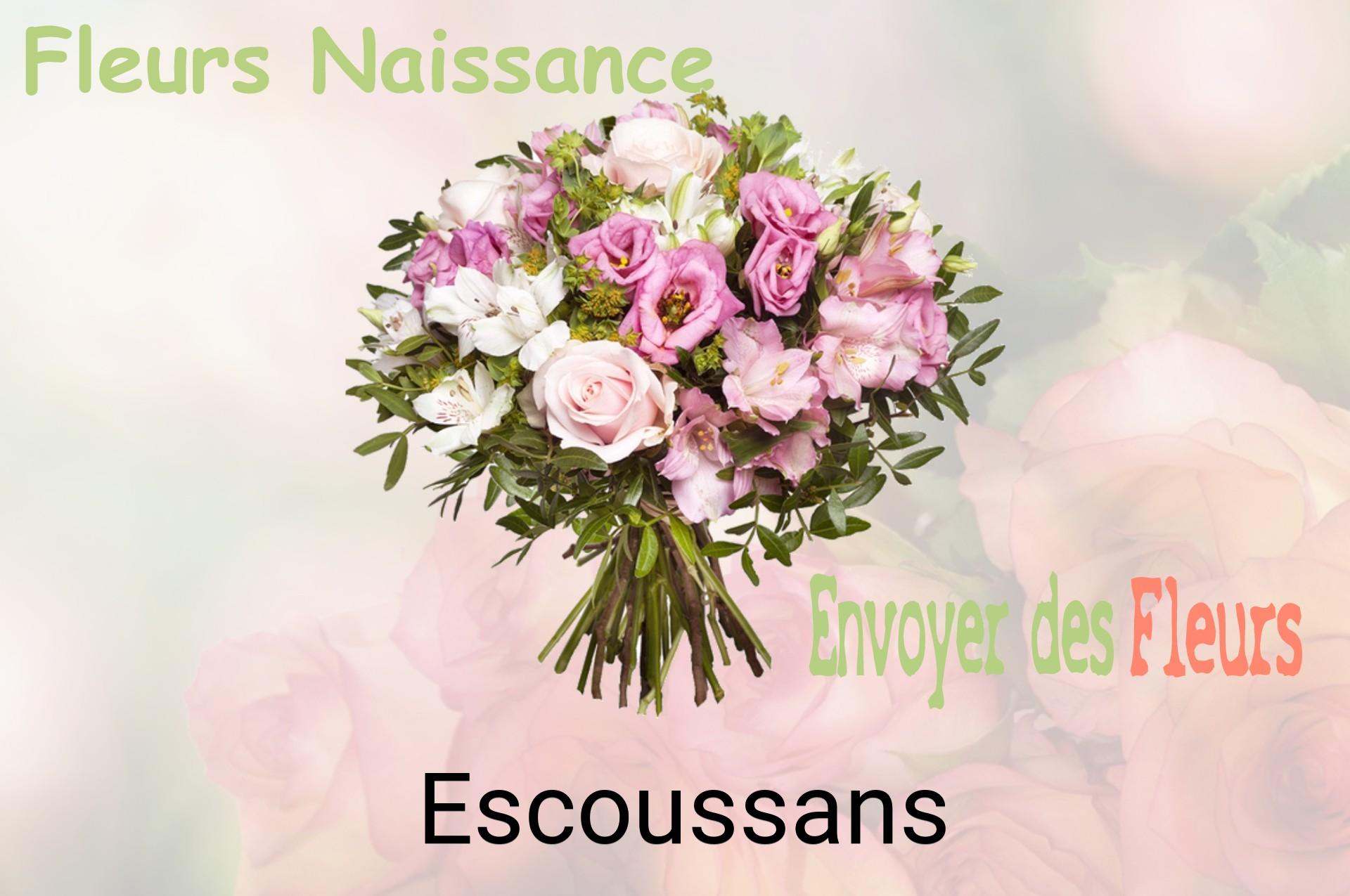 Bouquet de fleurs de naissance livré à Escoussans
